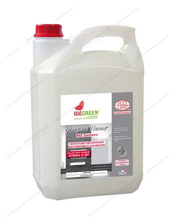 SANITAIRE Détartrant/nettoyant/désinfect PAE RESPECT HOME 5l