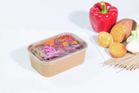 Couvercle PP pour barquette carton 500/800/1000ml POKEPACK